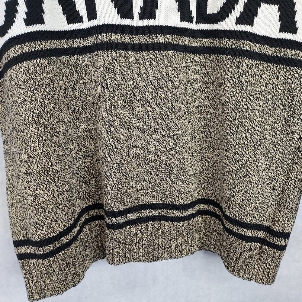 Cotton Country Parkhurst Henley Sweater Women S Knit Canada Maple Preppy Cabin - Picture 4 of 13